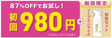 イビサクリーム980円